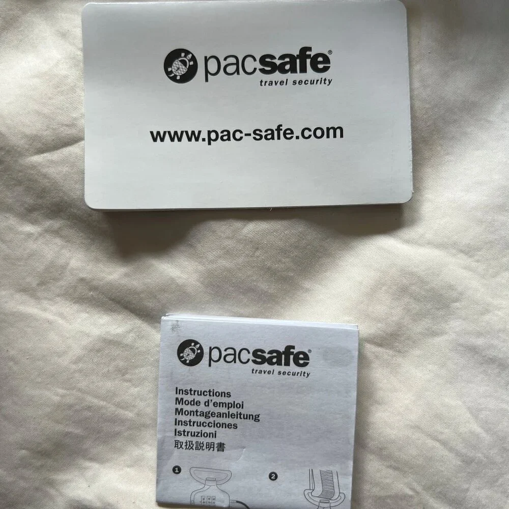 Pacsafe Anti-theft CourierSafe 100 messenger bag in sage green